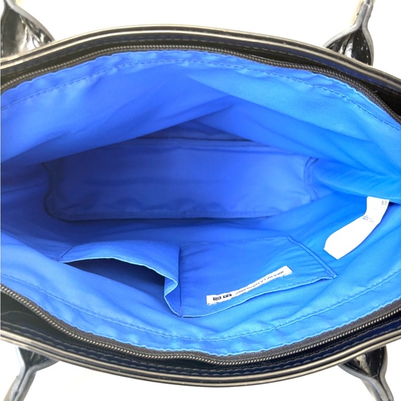 UNIQLO x Ines de la Fressange Glossy Black Tote Bag - Picture 3 of 14